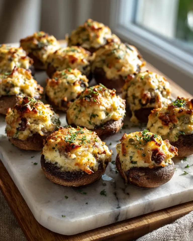 Irresistibly Savory Garlic Parmesan Stuffed Mushrooms for Your Next Gathering - Featured Image