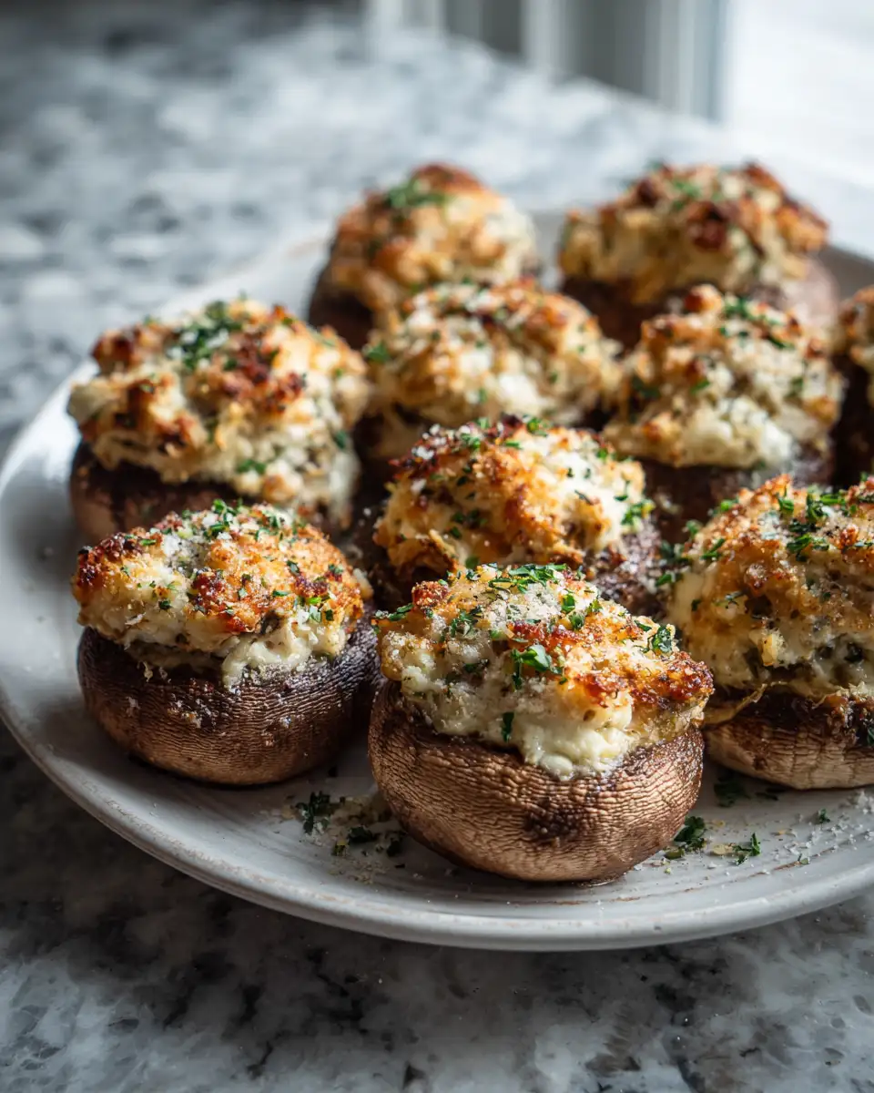 Irresistibly Savory Garlic Parmesan Stuffed Mushrooms for Your Next Gathering 6 Final dish - Irresistibly Savory Garlic Parmesan Stuffed Mushrooms for Your Next Gathering