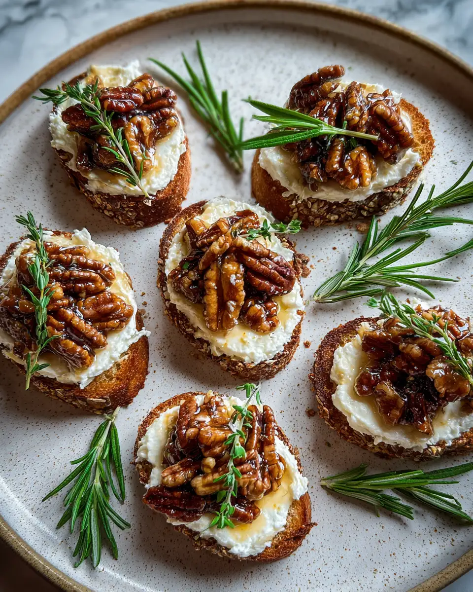 Final dish - Heavenly Bites: Goat Cheese Appetizer with Fig Jam and Pecans