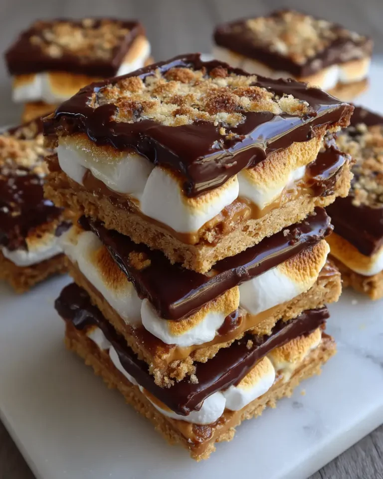 Indulge Your Sweet Tooth with Irresistible Golden Grahams S'mores Bars - Featured Image