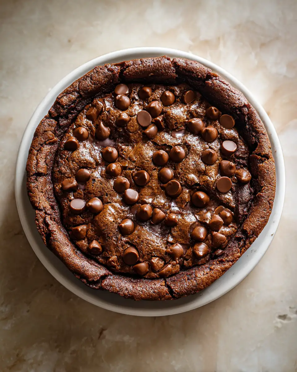 Indulge in the Ultimate Gooey Brownie Pie with Melted Chocolate Chips 6 Final dish - Indulge in the Ultimate Gooey Brownie Pie with Melted Chocolate Chips
