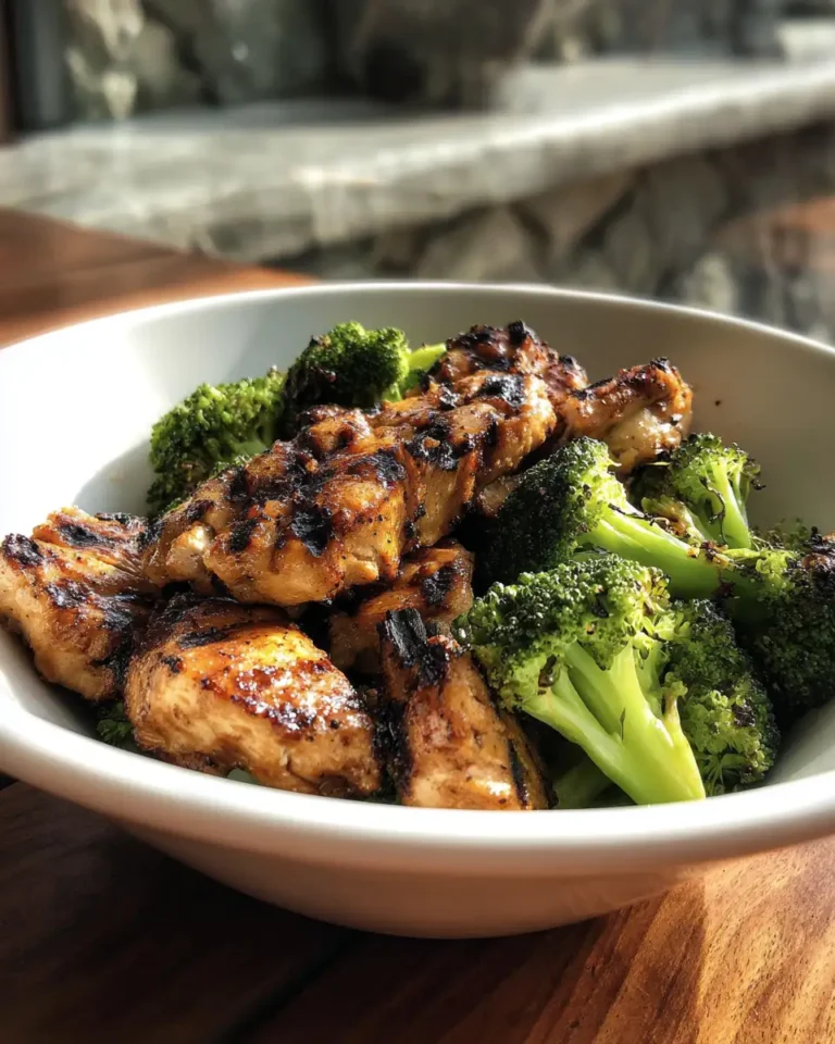 Sizzle and Crunch: Irresistible Grilled Chicken and Broccoli Bowls - Featured Image