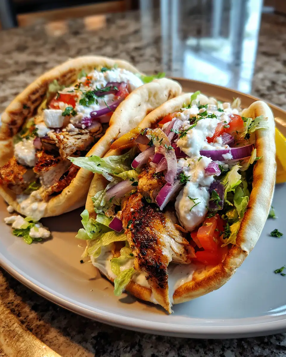 Final dish - Mouthwatering Grilled Chicken Gyro Sandwiches That Elevate Your Lunch Game