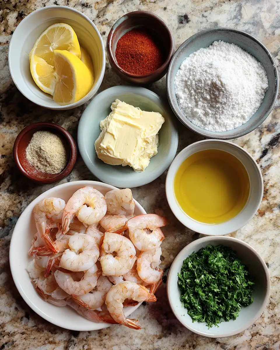Ingredients for Savor the Aloha: Discover the Irresistible Flavors of Hawaiian Garlic Shrimp