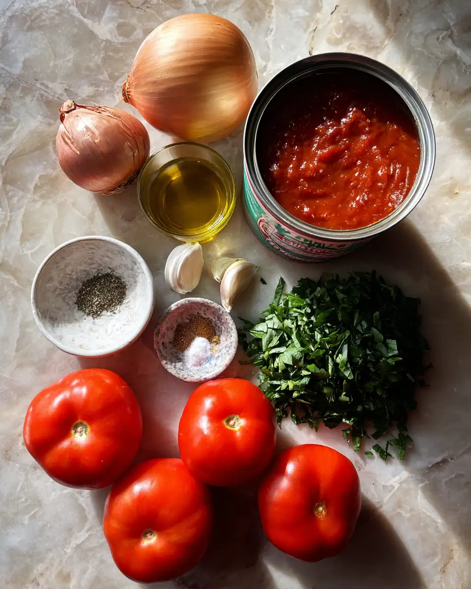 Ingredients for Savor the Flavor: Mastering Homemade Italian Tomato Sauce