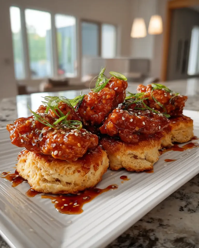 Sizzling Hot Honey Chicken Biscuits: A Sweet and Spicy Delight - Featured Image