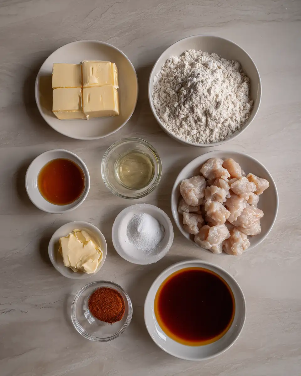 Sizzling Hot Honey Chicken Biscuits: A Sweet and Spicy Delight 4 Ingredients for Sizzling Hot Honey Chicken Biscuits: A Sweet and Spicy Delight