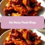 Sizzle and Sweetness: Dive into Hot Honey Peach Wings Delight