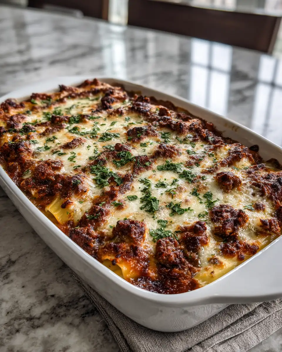 Savor the Flavors: Ultimate Italian Sausage and Cheese Baked Manicotti Delight 6 Final dish - Savor the Flavors: Ultimate Italian Sausage and Cheese Baked Manicotti Delight