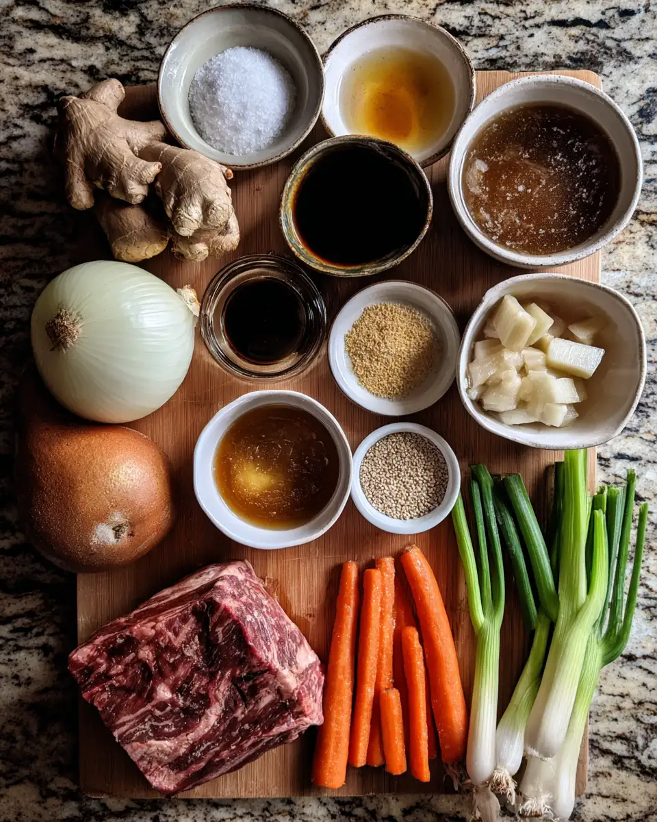 Ingredients for Savory Fusion: A Journey Through Korean Style Pot Roast Bliss