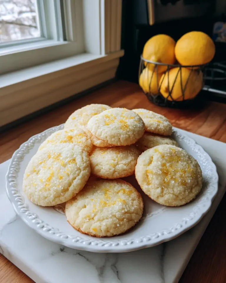 Zesty Bliss: The Perfect Lemon Sugar Cookies Recipe - Featured Image