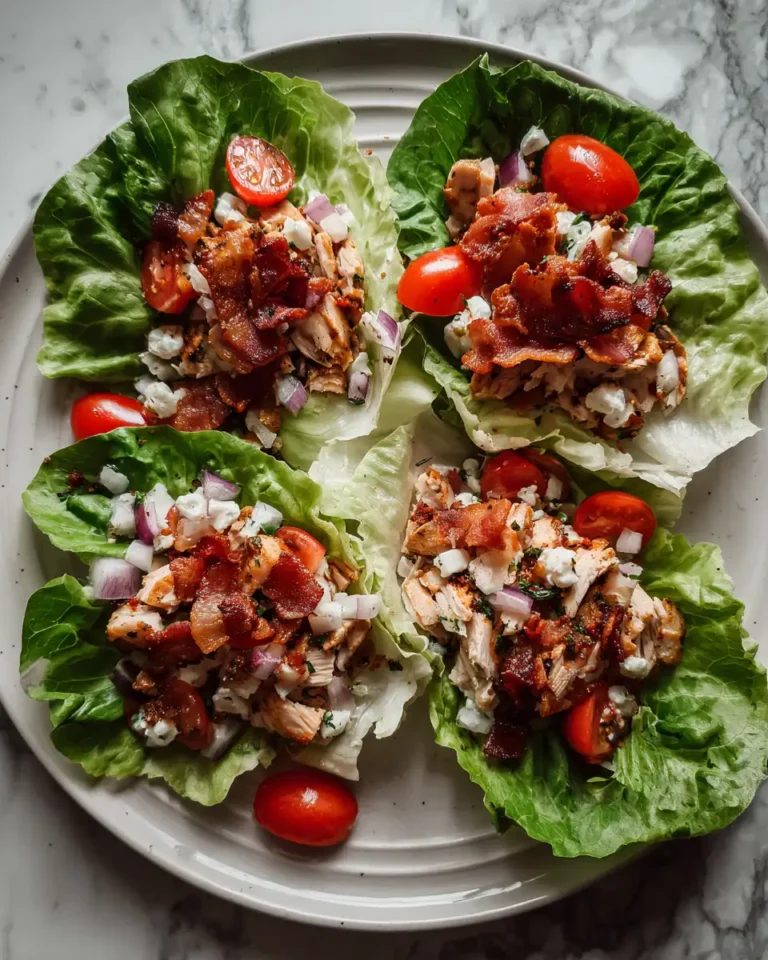 Low Carb Chicken Club Lettuce Wrap: A Guilt-Free Delight - Featured Image