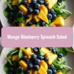 Tantalize Your Taste Buds with a Vibrant Mango Blueberry Spinach Salad