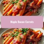 Sizzle and Sweetness: Irresistible Maple Bacon Carrots