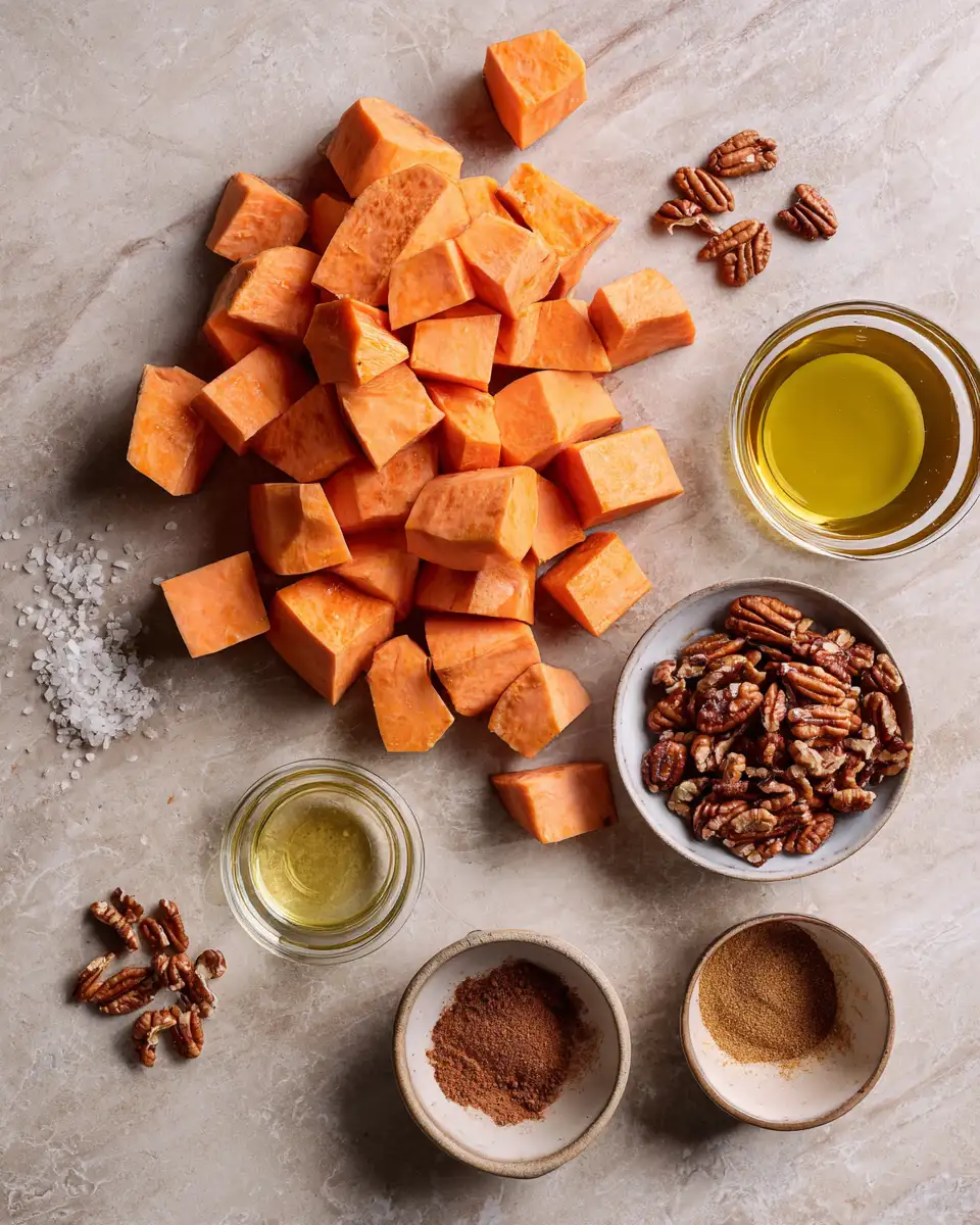 Maple Cinnamon Sweet Potatoes: A Cozy Twist on a Classic Comfort Dish 4 Ingredients for Maple Cinnamon Sweet Potatoes: A Cozy Twist on a Classic Comfort Dish