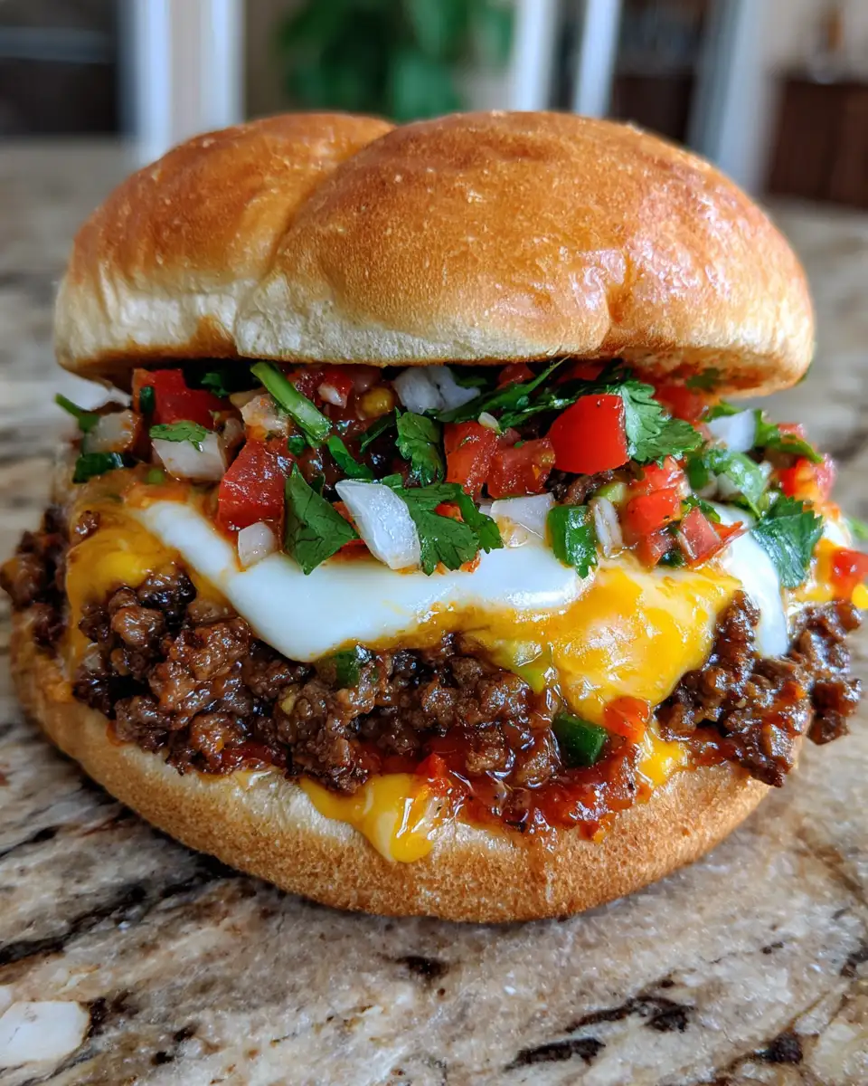 Final dish - Sizzling South of the Border: The Ultimate Mexican Chopped Cheese Sandwich