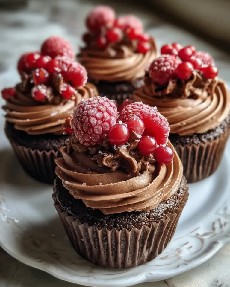 Indulge in Bliss: Molten Raspberry Chocolate Cupcakes Delight - Featured Image