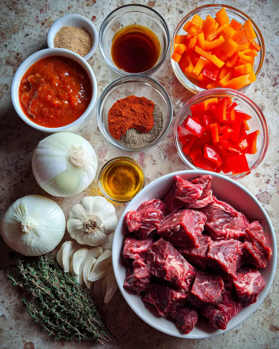 Savory Sensations: Dive into the Rich Flavors of Nigerian Beef Stew 4 Ingredients for Savory Sensations: Dive into the Rich Flavors of Nigerian Beef Stew