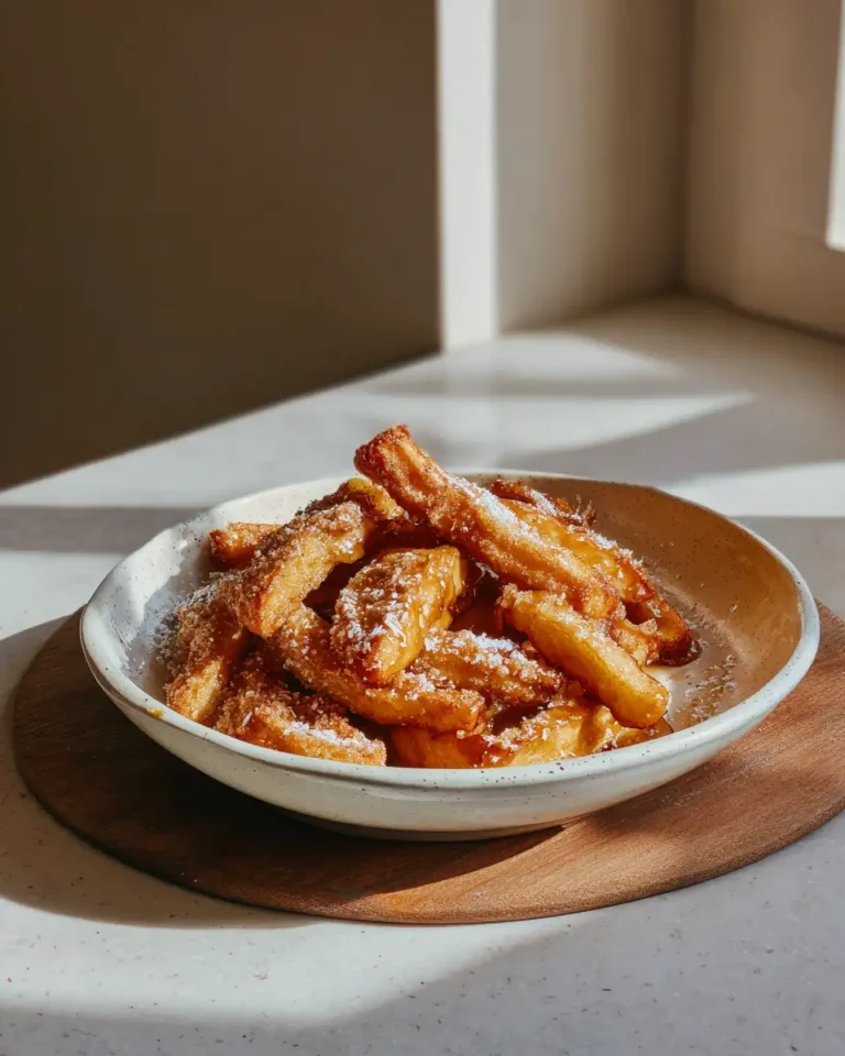Sweet & Crispy Delight: Peach Cobbler Dessert Fries Revolution - Featured Image