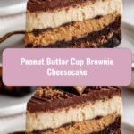 Decadent Delights: Indulge in Peanut Butter Cup Brownie Cheesecake Bliss