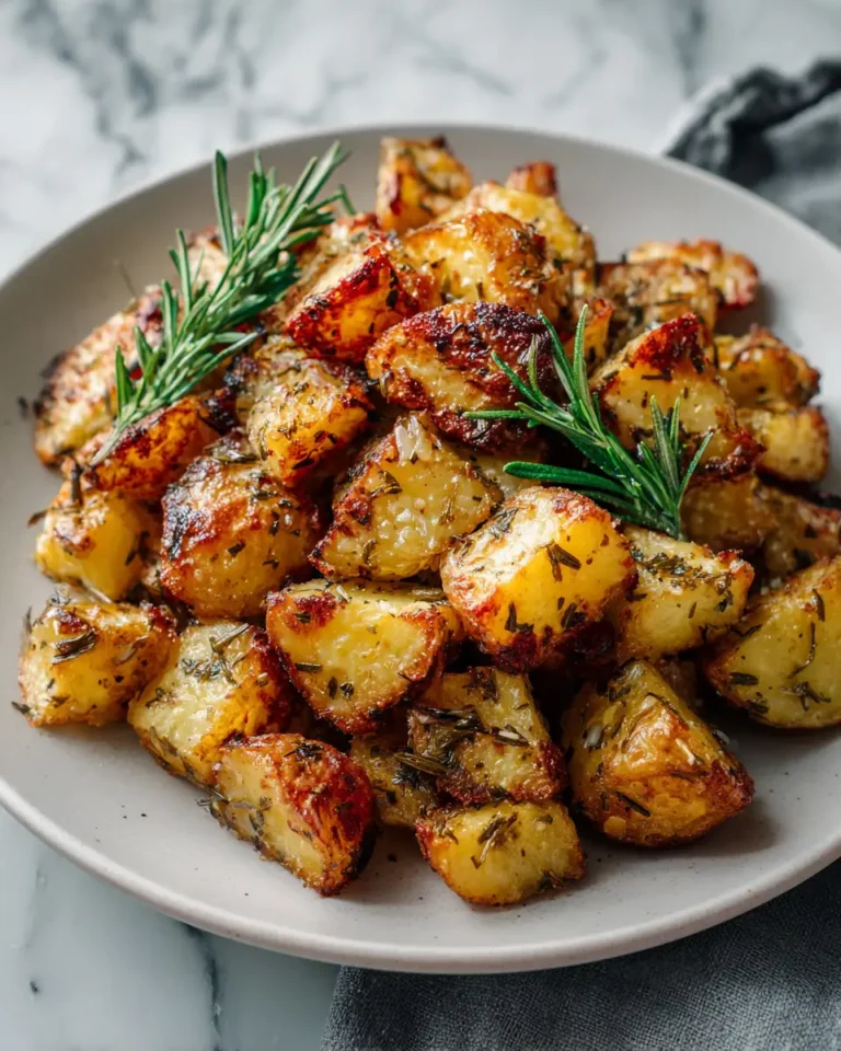 Savory Sensation: Irresistible Rosemary Garlic Potatoes - Featured Image