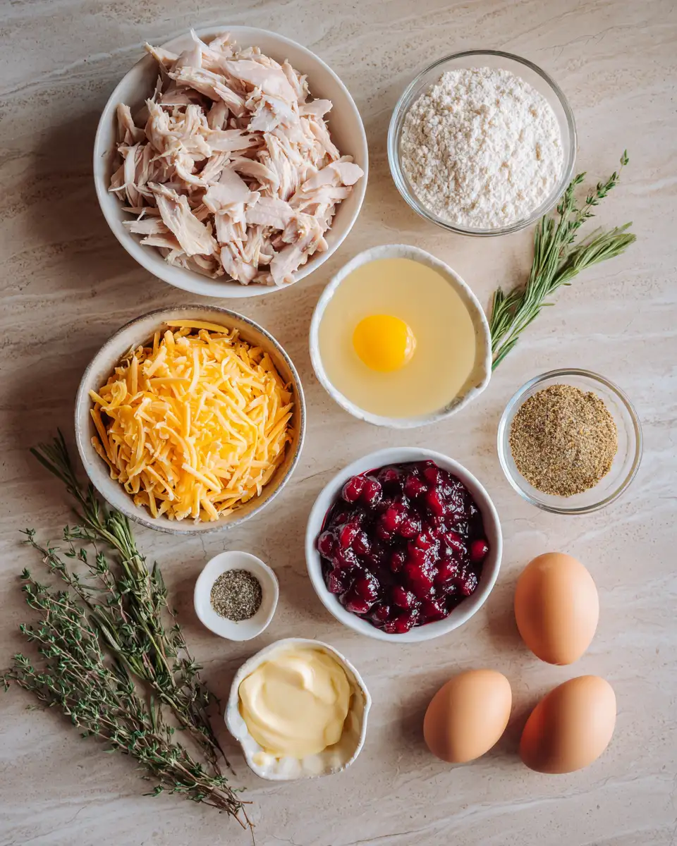 Deliciously Festive: Savory Turkey and Cranberry Crescent Ring 4 Ingredients for Deliciously Festive: Savory Turkey and Cranberry Crescent Ring