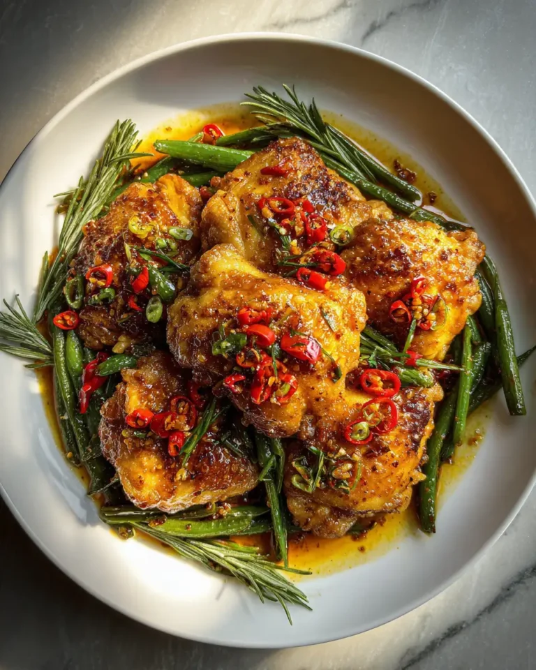 Sizzle and Spice: Skillet Bang Bang Chicken Thighs Unleashed - Featured Image