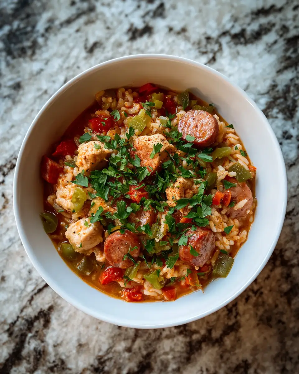 Savor the Flavor: Slow Cooker Chicken Jambalaya for Effortless Comfort 4 Ingredients for Savor the Flavor: Slow Cooker Chicken Jambalaya for Effortless Comfort