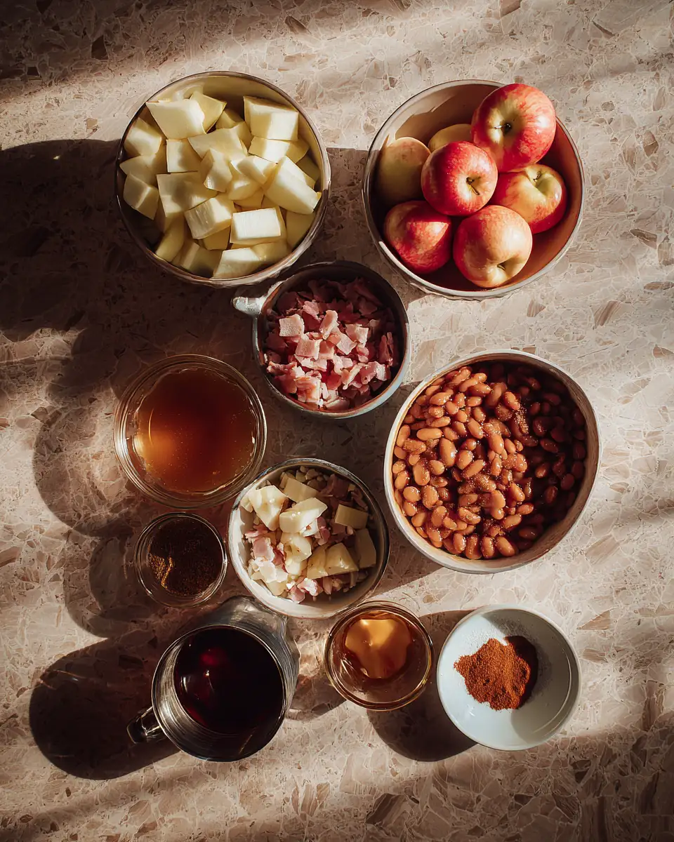 Sweet & Smoky: The Ultimate Smoked Apple Pie Baked Beans Recipe 4 Ingredients for Sweet & Smoky: The Ultimate Smoked Apple Pie Baked Beans Recipe