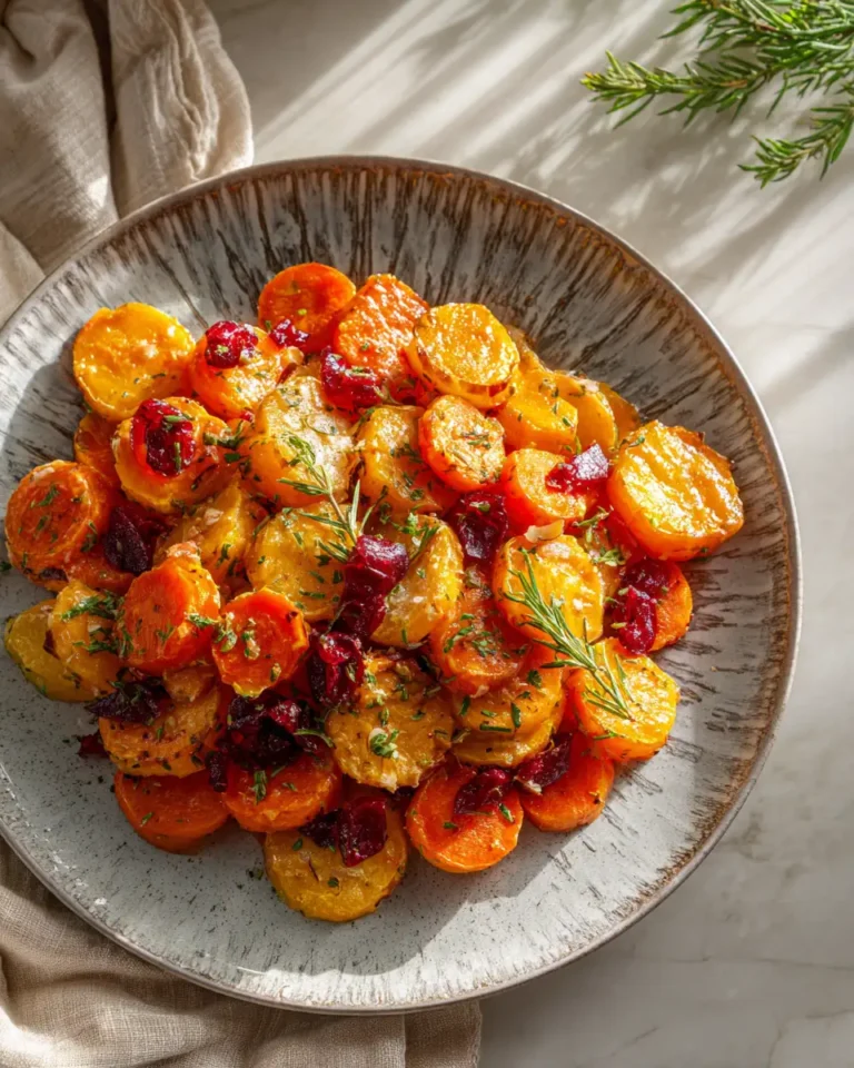 Savor the Season: Squash and Carrot Bake with Cranberry Honey Drizzle - Featured Image