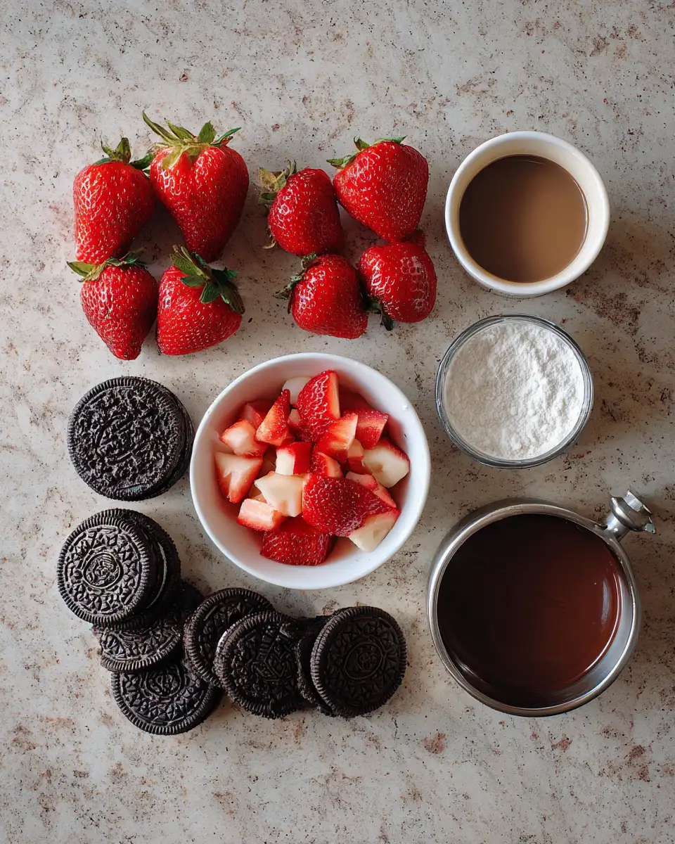 Deliciously Irresistible Strawberry Oreo Cups That Will Sweeten Your Day 4 Ingredients for Deliciously Irresistible Strawberry Oreo Cups That Will Sweeten Your Day