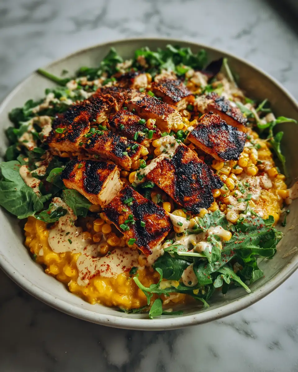 Final dish - Savor the Flavor: Irresistible Street Corn Chicken Bowl Recipe