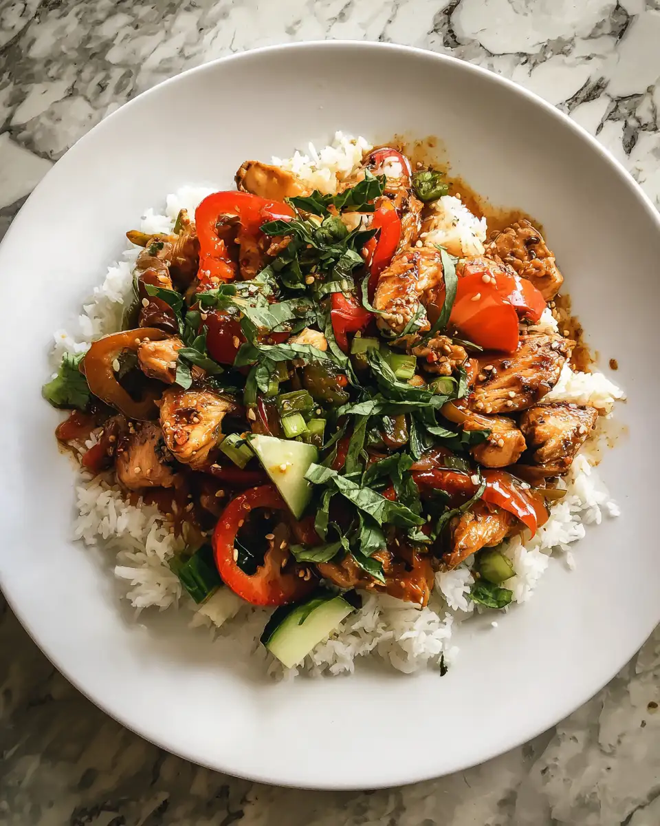 Savor the Spice: A Flavorful Journey with Thai Basil Chicken 6 Final dish - Savor the Spice: A Flavorful Journey with Thai Basil Chicken