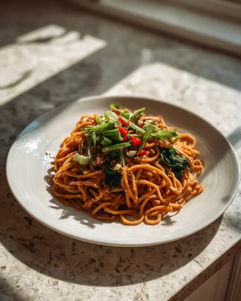 Spice Up Your Dinner Routine with Irresistible Thai Peanut Noodles - Featured Image