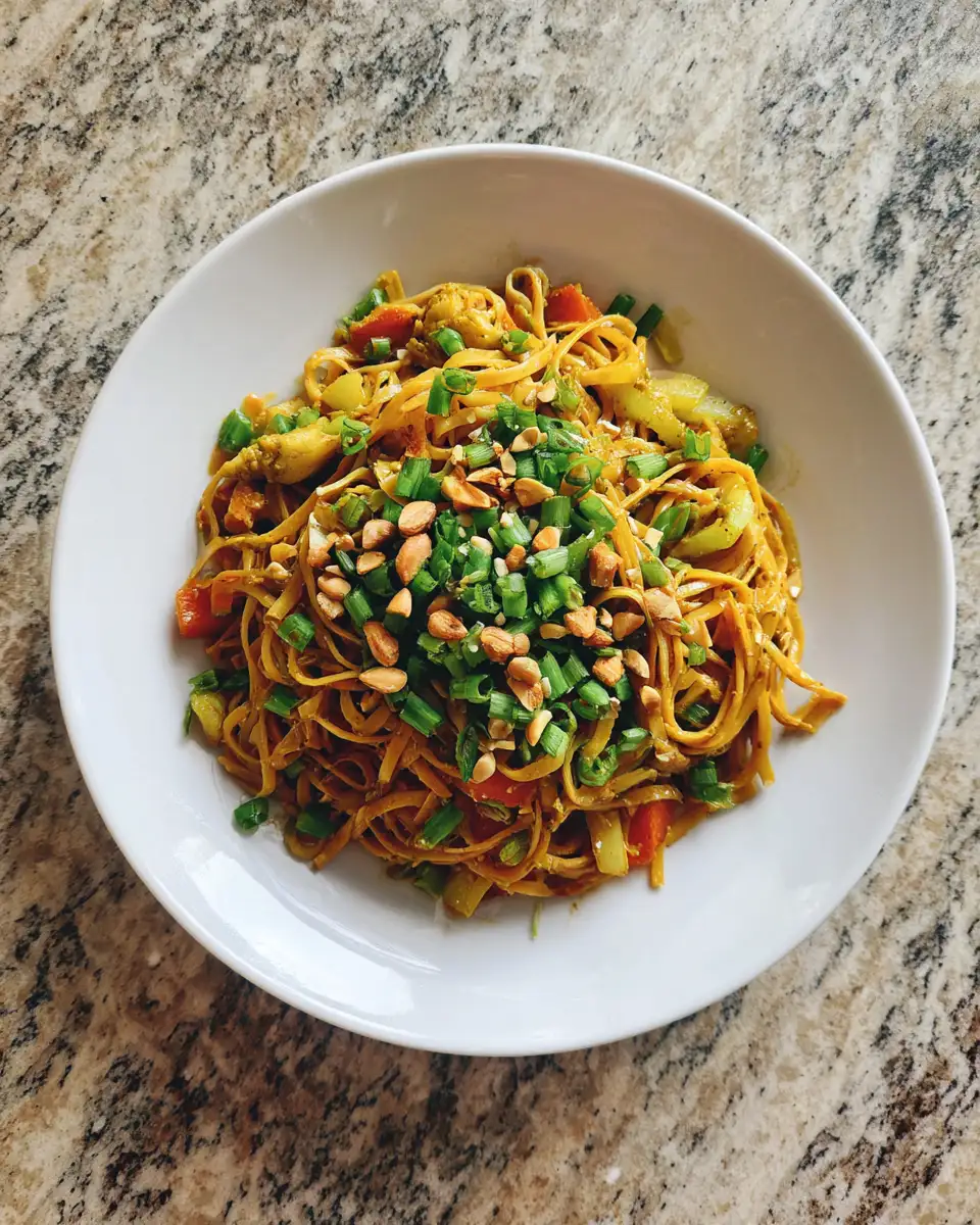 Spice Up Your Dinner Routine with Irresistible Thai Peanut Noodles 6 Final dish - Spice Up Your Dinner Routine with Irresistible Thai Peanut Noodles