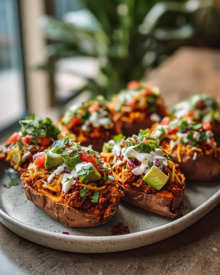 Turkey Taco Stuffed Sweet Potatoes: A Flavorful Fusion Fiesta - Featured Image