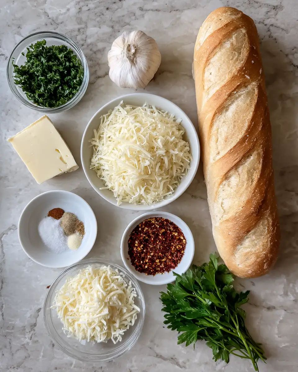Irresistibly Cheesy Garlic Bread: Your Ultimate Comfort Food Fix 4 Ingredients for Irresistibly Cheesy Garlic Bread: Your Ultimate Comfort Food Fix