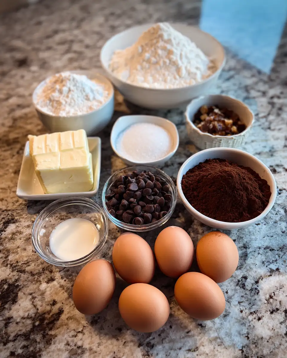 Ingredients for Sweet Love Bites Perfect for Valentine's Day Desserts