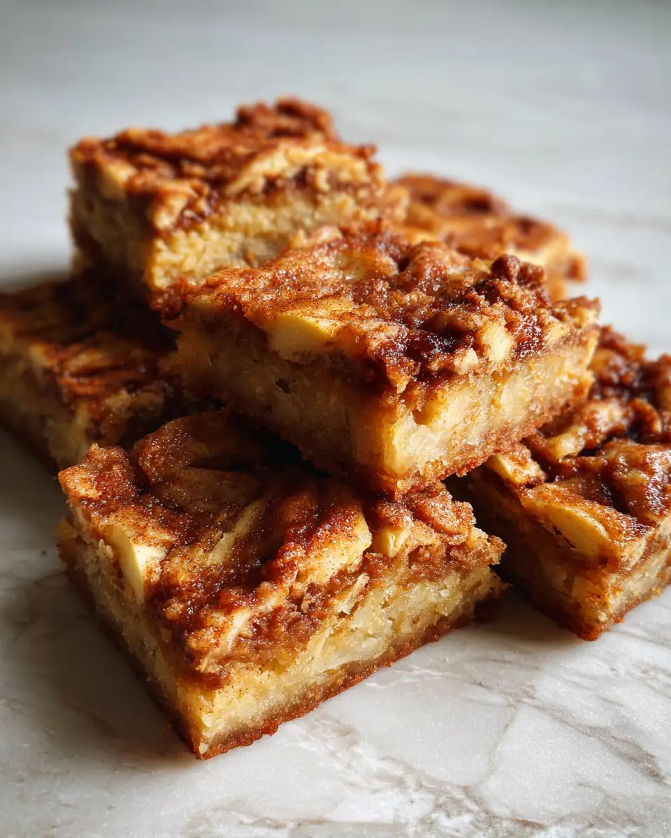 Warm and Cozy Apple Cinnamon Blondie Bars to Sweeten Your Day 6 Final dish - Warm and Cozy Apple Cinnamon Blondie Bars to Sweeten Your Day