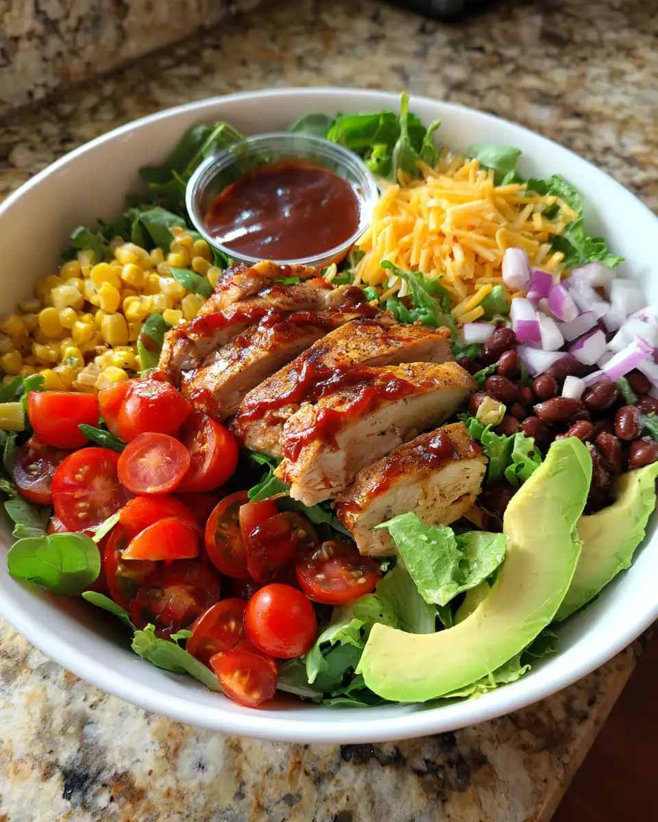 Ingredients for Sizzling BBQ Chicken Salad: A Flavorful Twist on a Classic Favorite