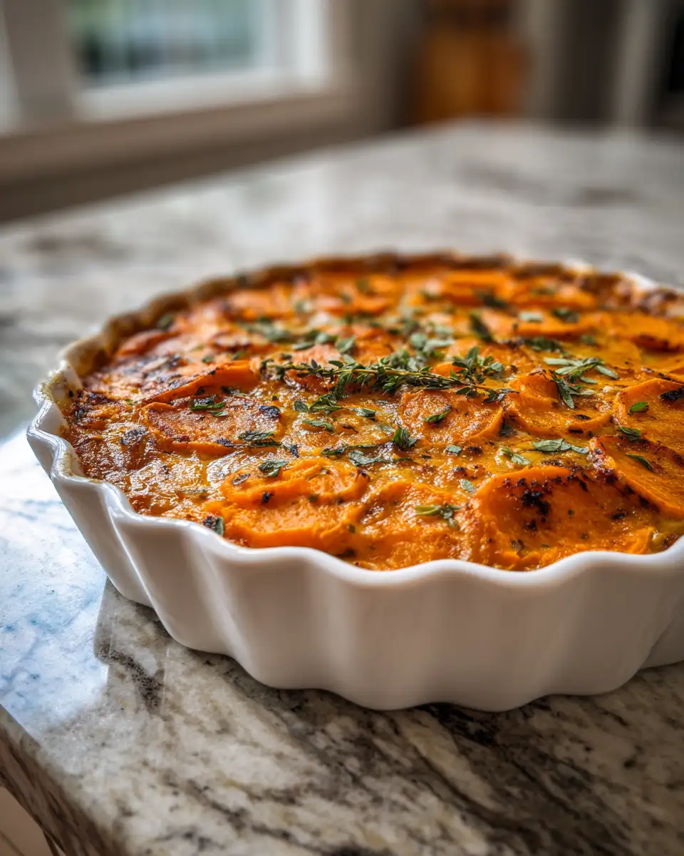 Final dish - Irresistibly Sweet: Brown Sugar Glazed Scalloped Sweet Potatoes Delight