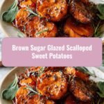 Irresistibly Sweet: Brown Sugar Glazed Scalloped Sweet Potatoes Delight