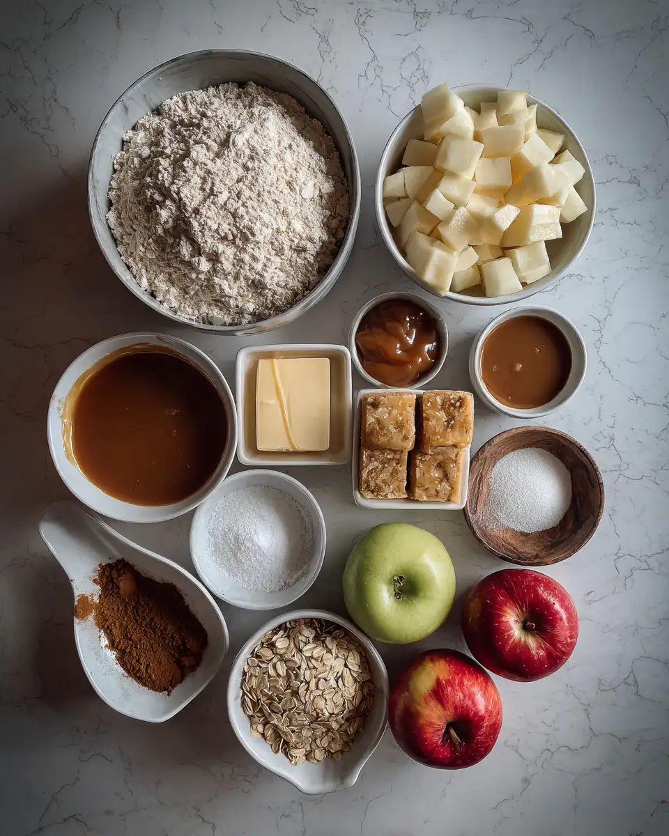 Irresistible Caramel Apple Crumble Bars to Sweeten Your Day 4 Ingredients for Irresistible Caramel Apple Crumble Bars to Sweeten Your Day