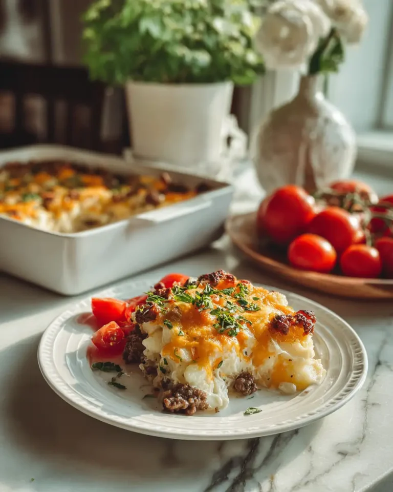 Ultimate Comfort: Cheeseburger Potato Casserole Bliss - Featured Image