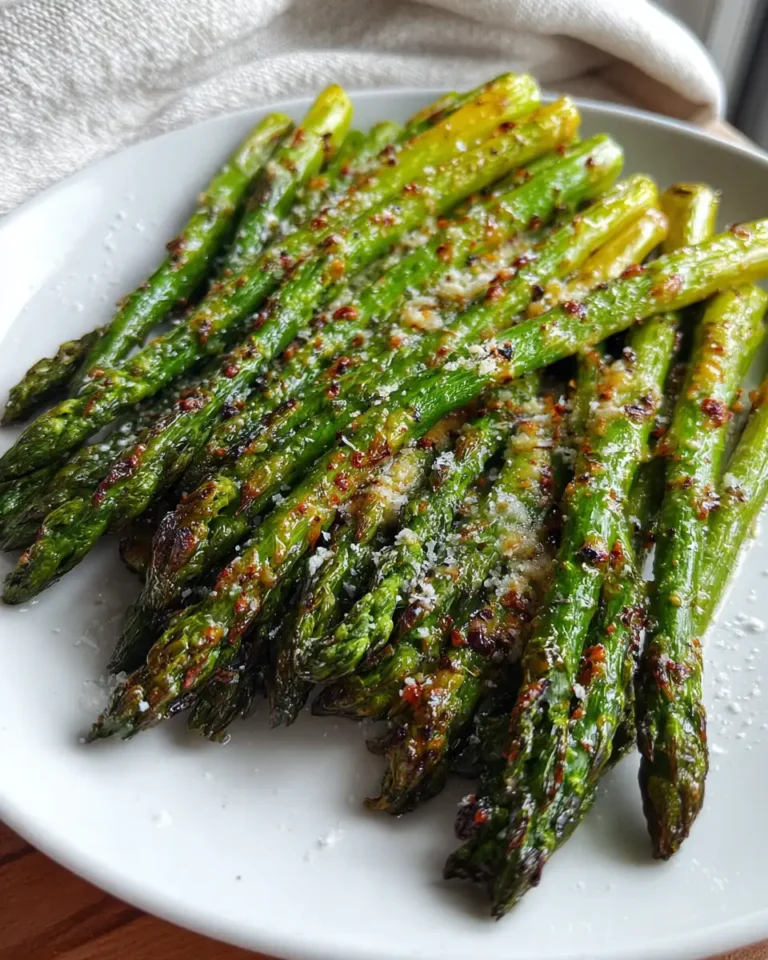 Irresistibly Cheesy Garlic Roasted Asparagus That'll Elevate Your Dinner Table - Featured Image