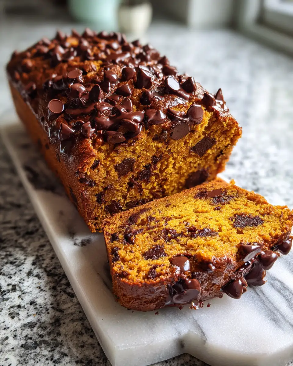 Irresistible Chocolate Chip Pumpkin Bread: A Fall Favorite You Can't Resist 6 Final dish - Irresistible Chocolate Chip Pumpkin Bread: A Fall Favorite You Can't Resist