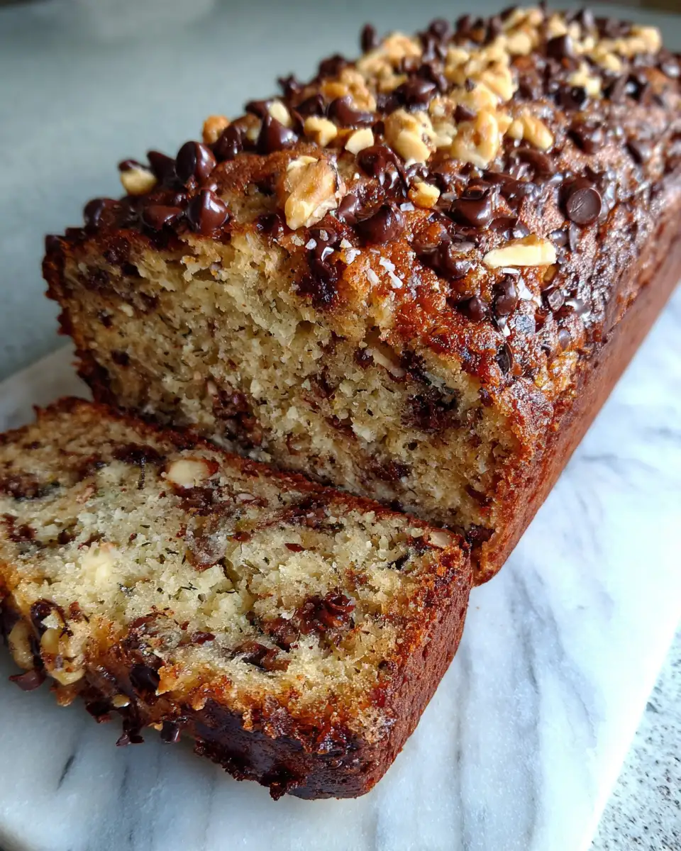 Decadent Delights: Discover the Magic of Chocolate Chip Zucchini Bread 6 Final dish - Decadent Delights: Discover the Magic of Chocolate Chip Zucchini Bread