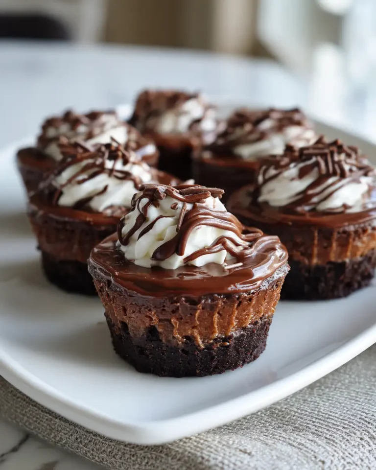 Indulge in Decadence with Irresistible Chocolate Fudge Cheesecake Cups - Featured Image