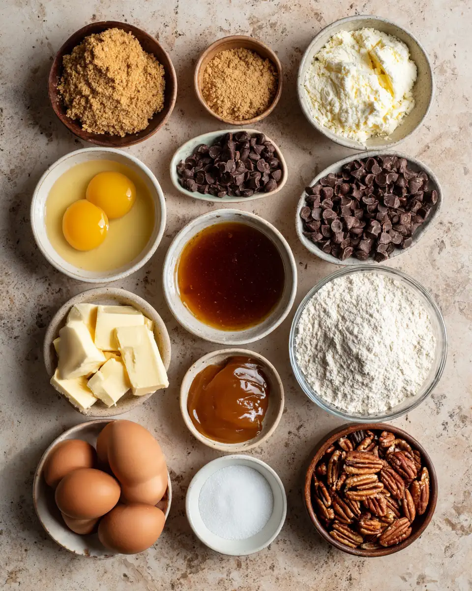 Decadent Delight Chocolate Turtle Cheesecake Bars That Will Sweeten Your Day 4 Ingredients for Decadent Delight Chocolate Turtle Cheesecake Bars That Will Sweeten Your Day