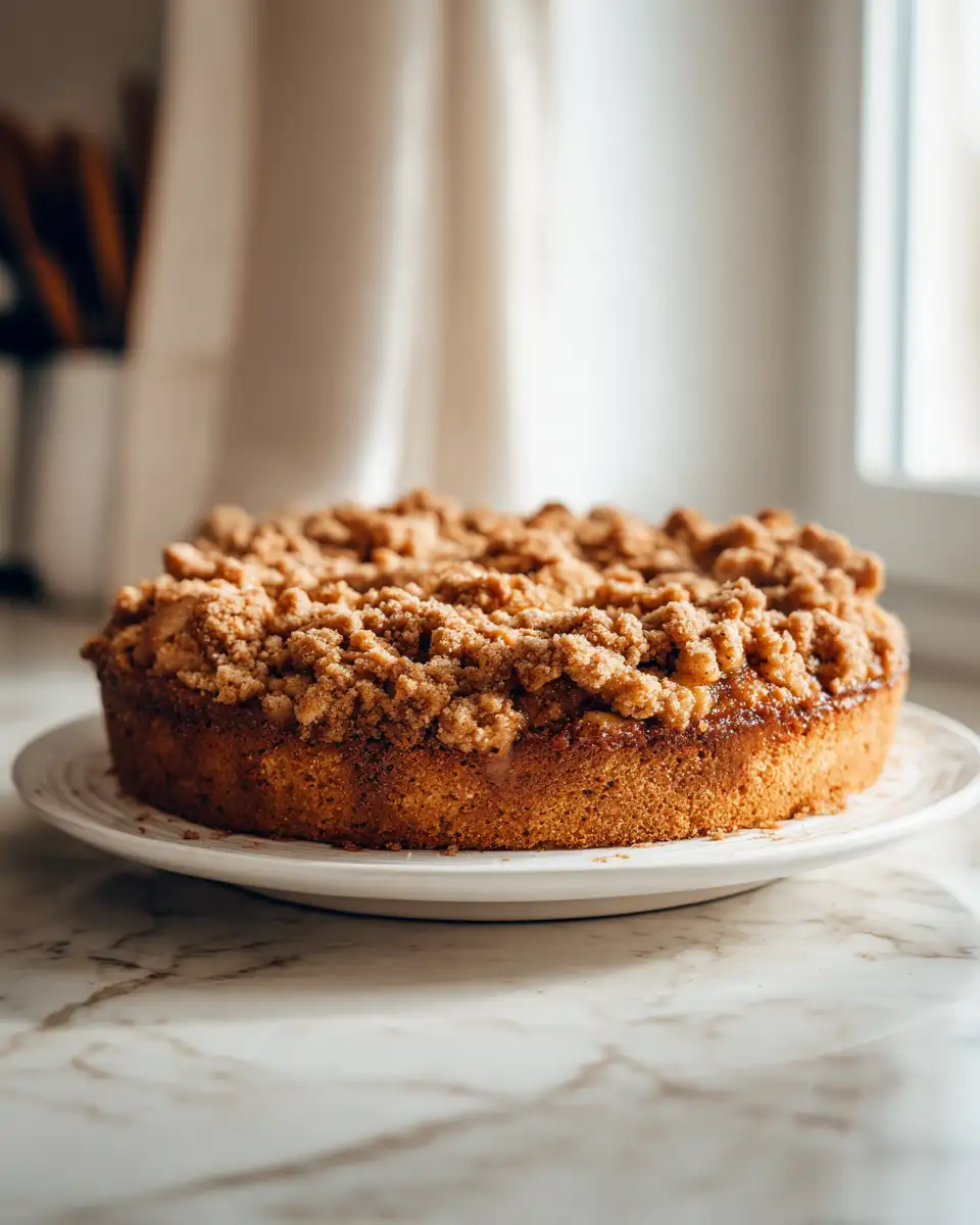 Cozy Up with Irresistible Cinnamon Apple Crumble Cake 6 Final dish - Cozy Up with Irresistible Cinnamon Apple Crumble Cake